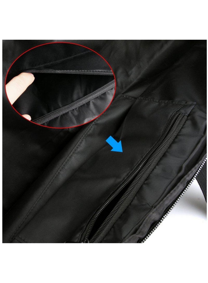 80cm Thickened Tripod Bag Padded Camera Monopod Tripod Carrying Case with Shoulder Strap Quick Release Buckles Fast Access Hook Zippered Pocket for Outdoor Photography Studio Kit Protection  - Image 4
