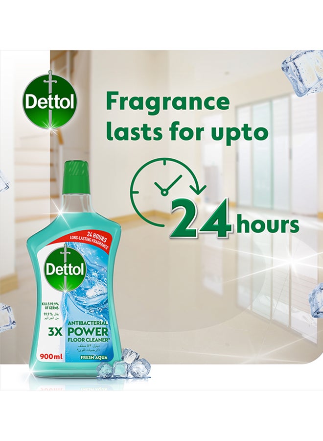 Dettol Aqua Antibacterial Power Floor Cleaner Blue 900ml - Image 5