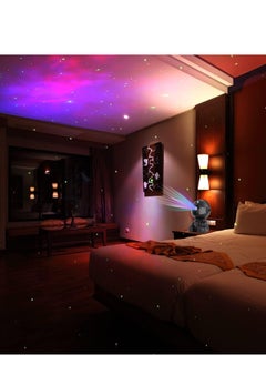 Cool Baby COOLBABY galaxy projector, star projector galaxy light, night light for kids bedroom ceiling gaming room decor, mini cute with remote control, sky starry nebula aurora lamp(Black).  - Image 2