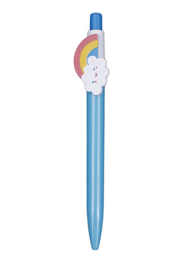 NIBEMINENT 4-Piece Cartoon Stationery Plastic Animal Ballpoint Pen Set Multicolour