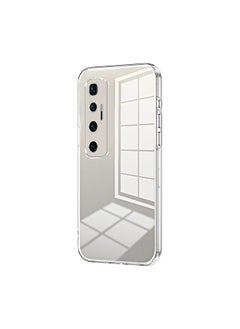 For Xiaomi Mi 10 Ultra Transparent Plating Fine Hole Phone Case(Transparent)