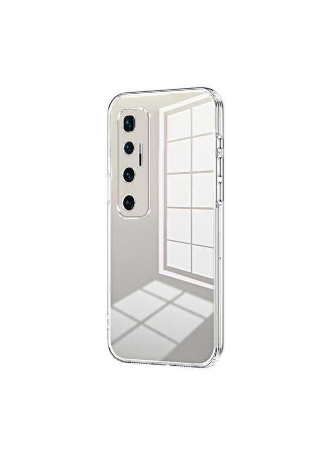 Zaboon - For Xiaomi Mi 10 Ultra Transparent Plating Fine Hole Phone Case(Transparent) - Image 1