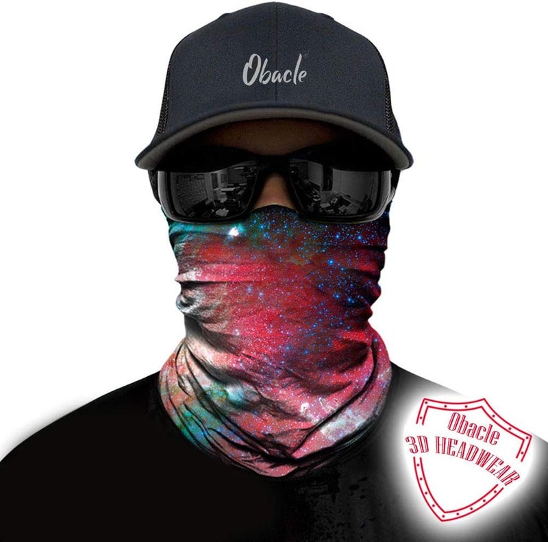 Obacle Seamless Bandana Rave Face Mask Women Men for Dust Wind Sun Protection - Image 2