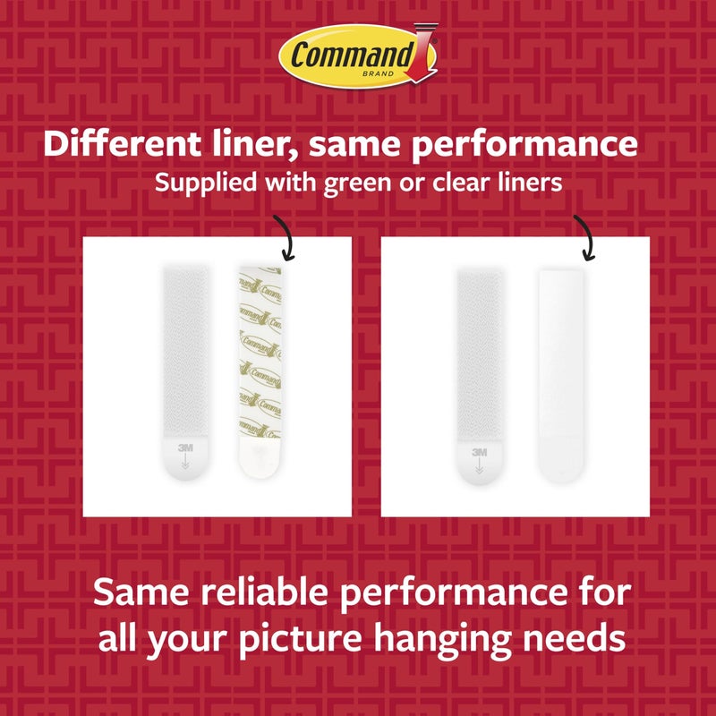 Command 3M Command Picture Hanging Strips – Removable Hanging Strips for Large Picture Frames – Value Pack - 4 Pairs (Medium), 8 Pairs (Large) - Image 4