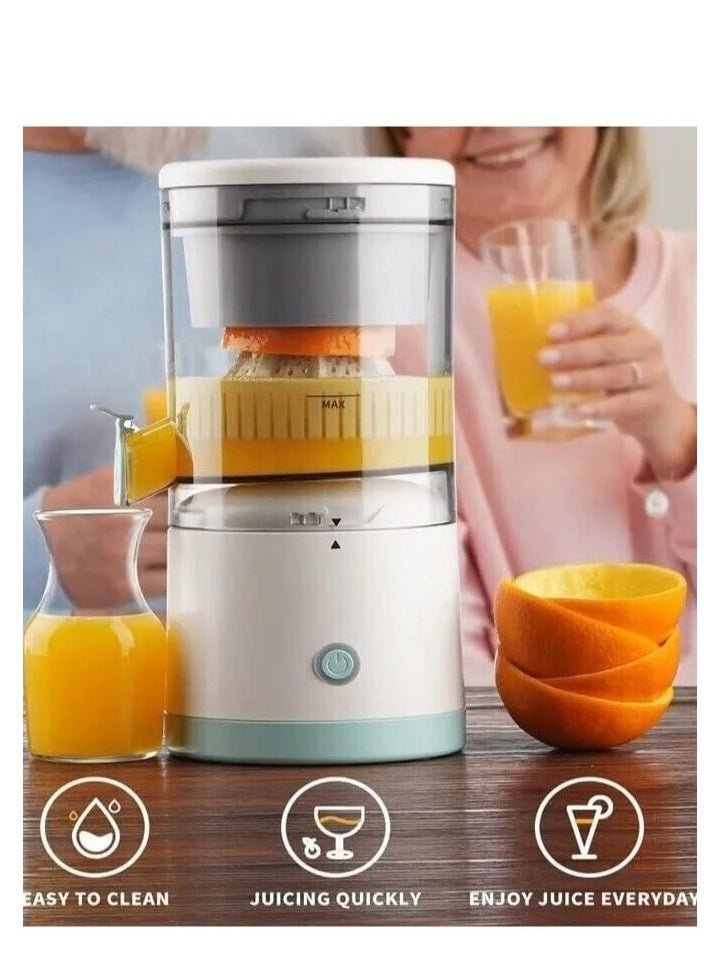 Denx Electric Citrus Juicer, Portable Hands-Free Usb Charging Powerful Electric Juicer Cordless Fruit Squeezer, Multifunctional 1-Button Easy Press, Lemon Orange Squeezer Machine For Kitchen - Image 4