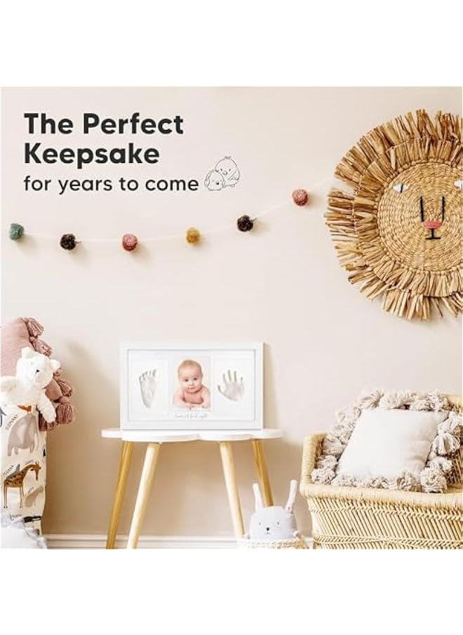 Gonice Baby Handprint Footprint Kit, Keepsake Photo Frame for Newborn Boys & Girls, Baby Gifts,Personalized Baby Milestone Gift, Nursery Decor,Baby Shower Gifts for Girls Boys  - Image 3