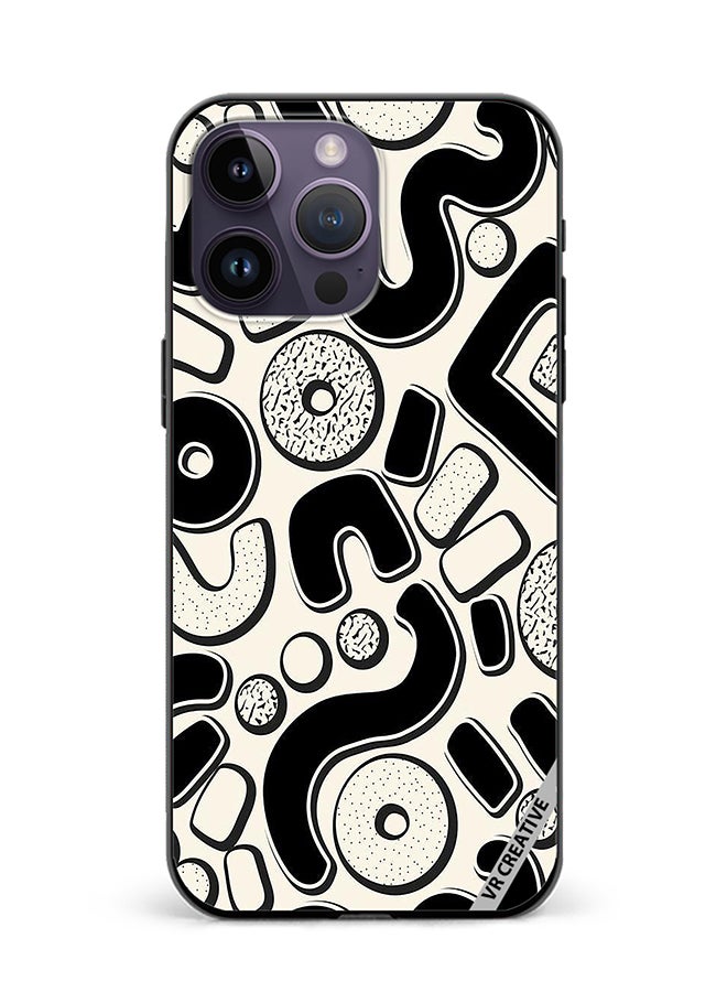 Protective Case Cover For Apple iPhone 16 Pro Max Donuts Design Multicolour