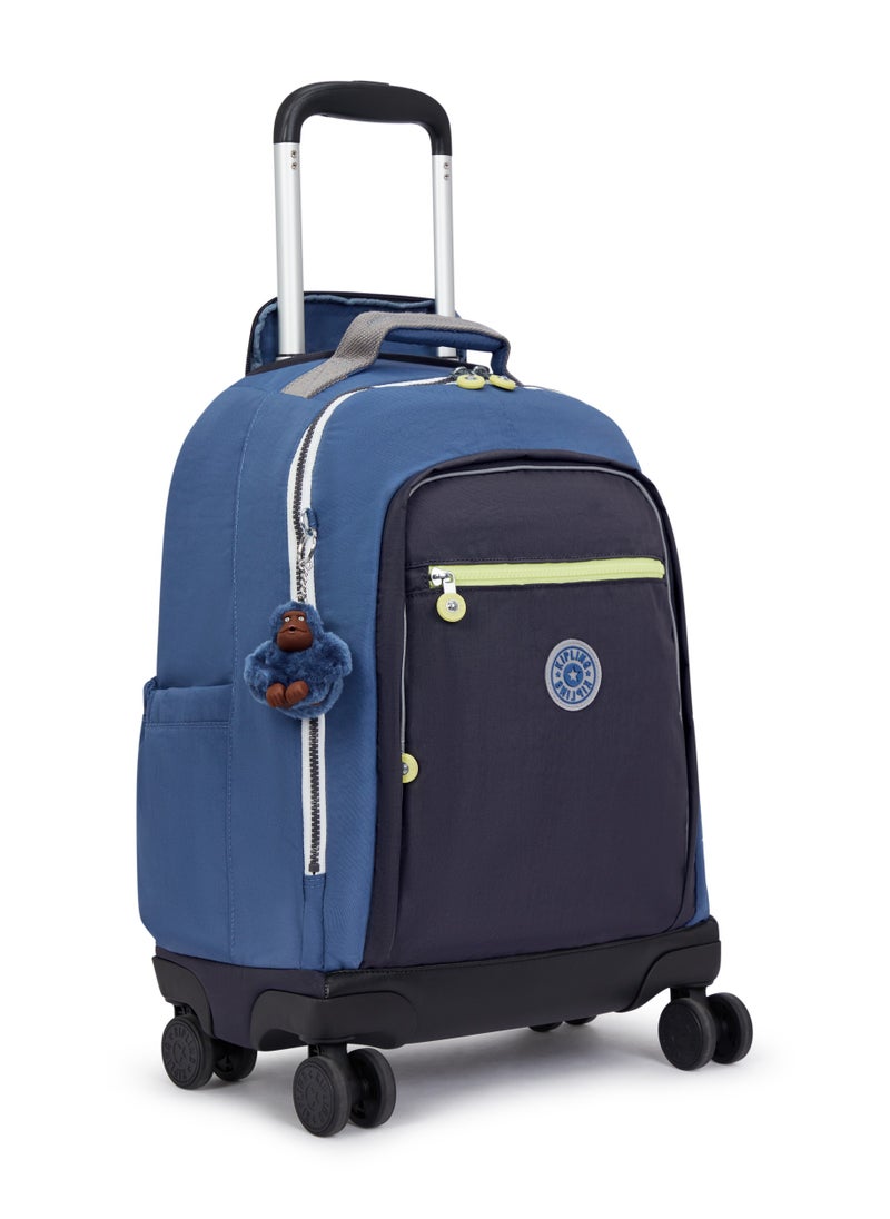 New Zea Kids' Large Wheeled Backpack with Laptop Protection Fantasy Blue Block - pzsku/Z99BB89E0D5E318194DB7Z/45/_/1740583611/12fe098e-eda1-4945-9cd7-8813924c7079