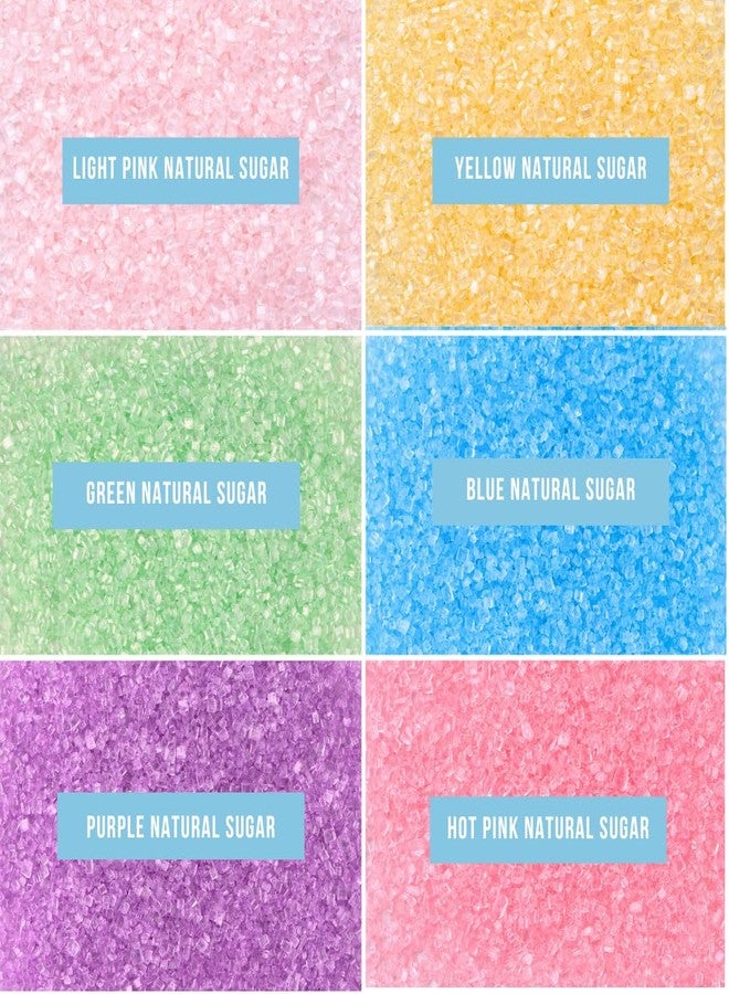 Sweets Indeed Dye Free Sugar Sprinkles, Pastel 6 Cell Edible Sprinkle Mix Perfect for Spring Cake Decorations Baking Ice Cream Cookies Cupcake Topper (Pastel Sugar) - Image 3