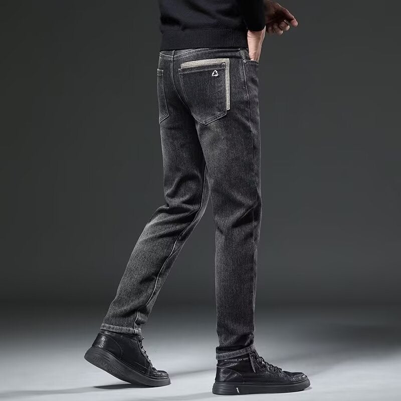 Unisex Classic Denim Jeans Loose Fit Daily Outdoor Wear - Image 3