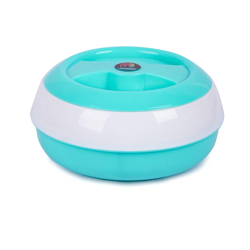 NEXTNOW MAHARANI Stainless Steel Trendy Casserole Hot Case with Lid, 1000 ml (Green) - Image 2