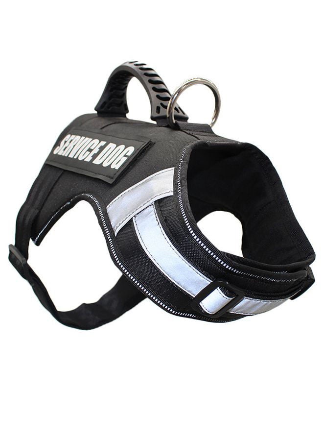 Loquat Adjustable Harness Chest Strap Black/White XXL