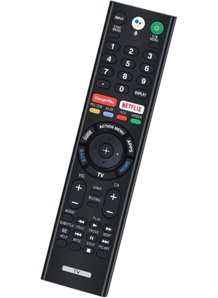 Remote for Sony Smart Bravia Remote, Sony Bluetooth Voice Search Mic Remote and Sony Smart Bravia Android TVs, Sony 4K UHD Crystal HDR TV, Sony OLED Ultra HDTV, XBR KDL Series TV, RMF-TX300U  - Image 1