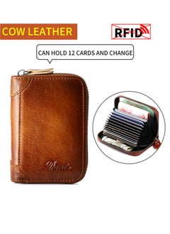 12 Card Slots Yellow-Brown