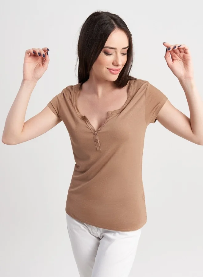 HaILYS Hailys Women's T-Shirt , toupe