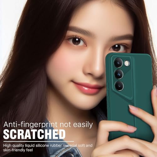 WOW IMAGINE Slim Back Cover for Vivo Y200e 5G | Vivo T3 5G | Blade Series Ultra Thin Case with Lightweight Design | Camera Protection | Soft Matte Silicone Flexible Mobile Case - Green - Image 4