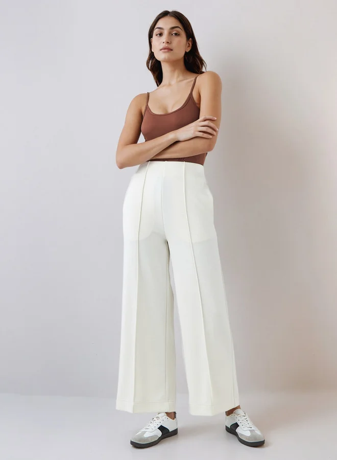 Splash FAV Pintuck Accent Wide Leg Pants