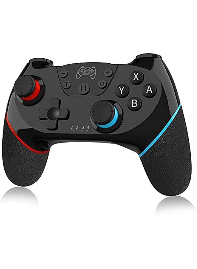 SCIENISH Wireless Controller Compatible For Nintendo Switch Bluetooth Wireless Pro Controller Compatible For Nintendo Switch Remote Controller Gamepad With Adjustable Turbo Dual Shock Gyro Axis
