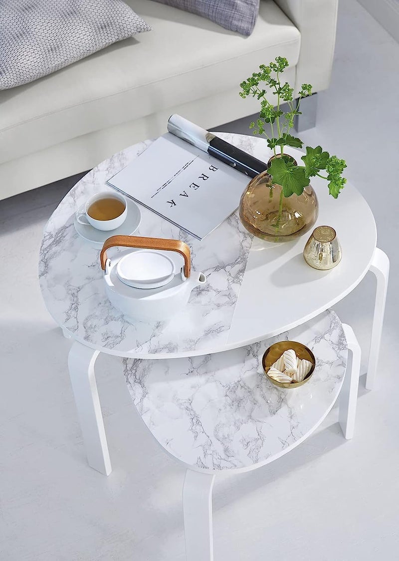 D-C-Fix Decorative Self-Adhesive Film in Grey Marble - 17" x 78" Roll - Image 4