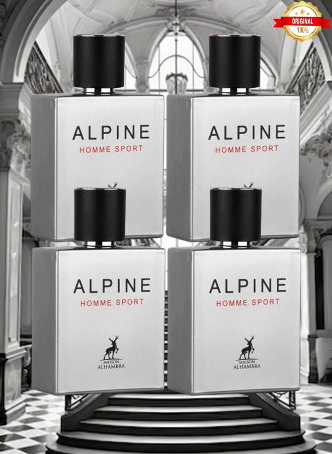 MAISON ALHAMBRA 4 Pieces Alpine Homme Sport Maison Alhambra EDP 100ML - Image 1
