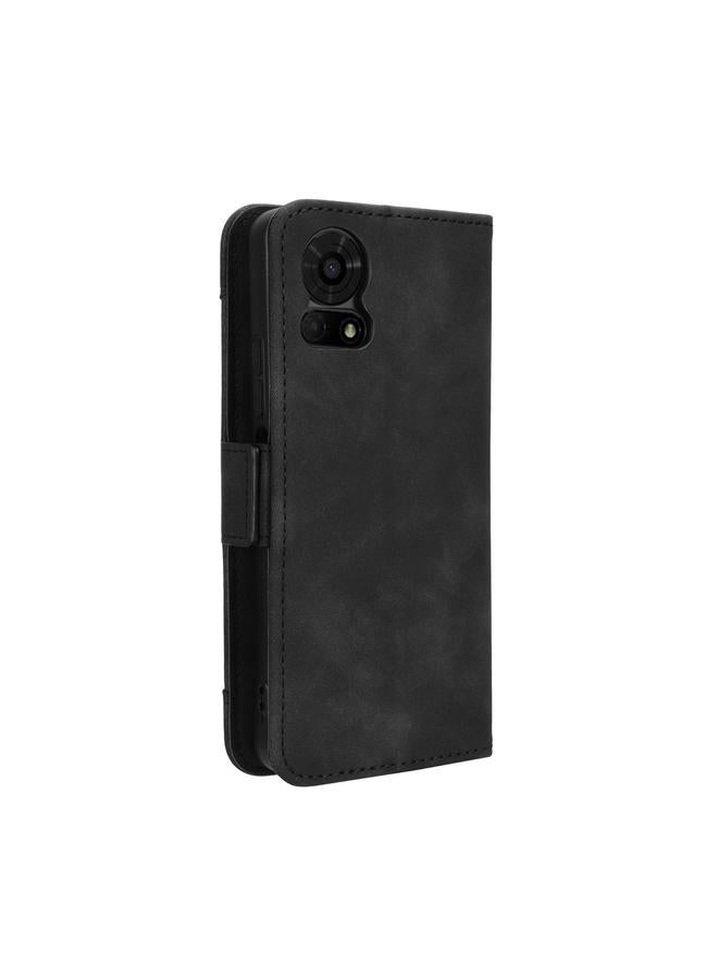 erorex Case For TCL 50 LE Skin Feel Calf Texture Card Slots Leather Phone Case  - Image 3