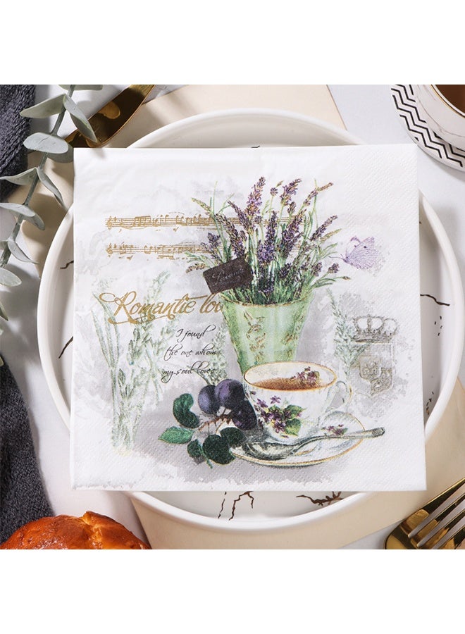 20 Pack Disposable Napkins Paper ,Birthday Party Decorations, Placemats