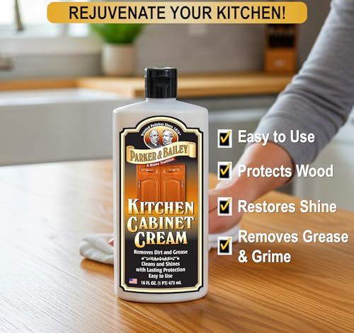 Parker Bailey Parker and Bailey Kitchen Cabinet Cream-Wood Cleaner-Grease Remover 16 oz (1) - Image 3