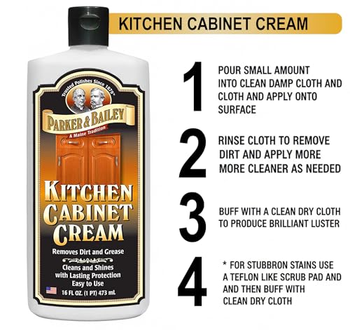 Parker Bailey Parker and Bailey Kitchen Cabinet Cream-Wood Cleaner-Grease Remover 16 oz (1) - Image 4