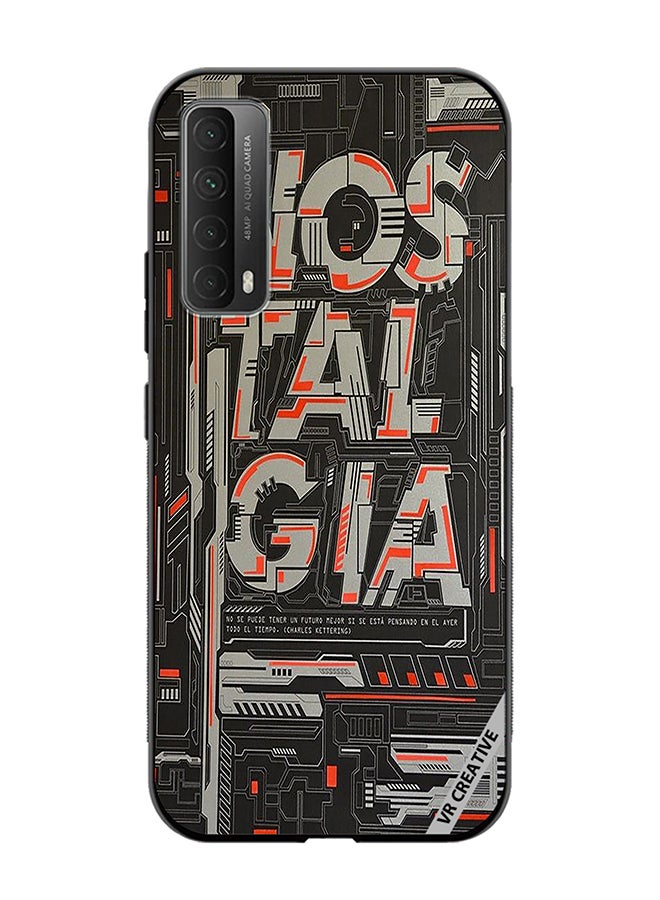 VR CREATIVE Protective Case Cover For Huawei Y7a Nostalgia Design Multicolour - Image 1