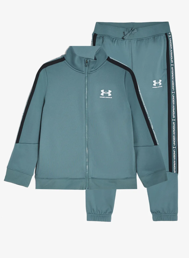 اندر ارمر بدلة رياضية محبوكة بشعار  للأطفال