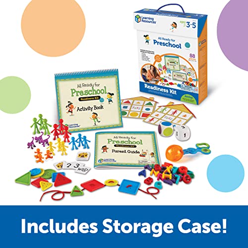 Learning Resources مجموعة أدوات الاستعداد لرياض الأطفال من Learning Resources - مجموعة 60 نشاط، للأعمار 3 سنوات فما فوق، مجموعة إعداد لمرحلة رياض الأطفال، التعليم المنزلي لرياض الأطفال، مجموعة منهج رياض الأطفال - Image 4