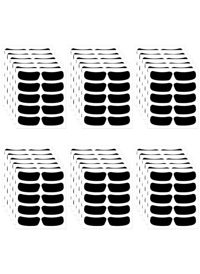 Pimoys 180 Pairs Sports Eye Black Stickers For Kids Customizable Eye Strips Baseball Football Softball Face Eyeblack Stickers For Sport Game Day Themed Birthday Party Supplies - Image 2