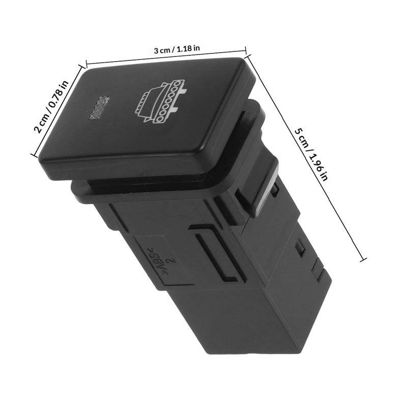 Automotive Push Button Switch White Led Rocker For Sedan Reserved Hole - Image 3
