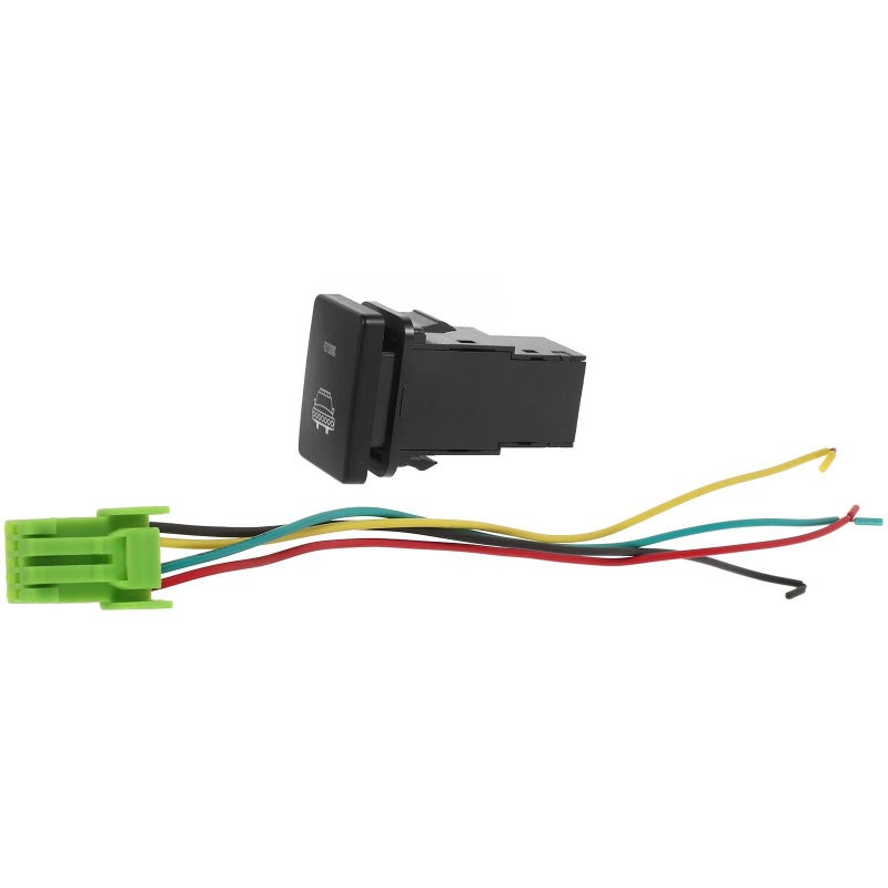 Automotive Push Button Switch White Led Rocker For Sedan Reserved Hole - Image 2