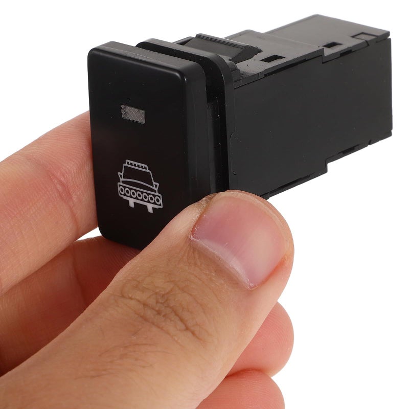 Automotive Push Button Switch White Led Rocker For Sedan Reserved Hole - Image 4