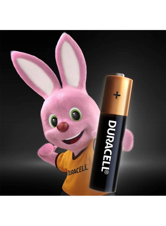 Duracell عبوة من 4 بطاريات دوراسيل AAA 1.5 فولت قلوية طويلة العمر وقوة إضافية