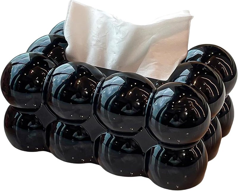 حامل علبة المناديل من تصميم بلاك رابيت للاستخدام المنزلي والمكتبي الزخرفي - Image 5