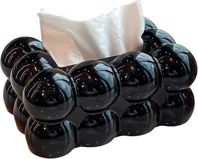 حامل علبة المناديل من تصميم بلاك رابيت للاستخدام المنزلي والمكتبي الزخرفي - Image 1