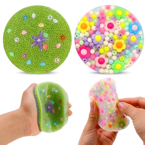 Hokoad 2 Pcs Picky Pad Fidget Reusable Skin Picking Fidget Toys 39in Pimple Popping Toy for Dermatillomania Trichotillomania ADHD Anxiety Stress Suitable for Adults - Image 1