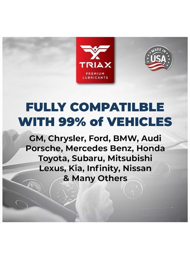 TRIAX Synthetic OEM Grade Power Steering Fluid, Universal, Arctic Grade -50 Cold Flow, Fits Most Asian, US, and European Cars, Full Synthetic with Esters, Widest Spec Application (1 Quart) - Image 3