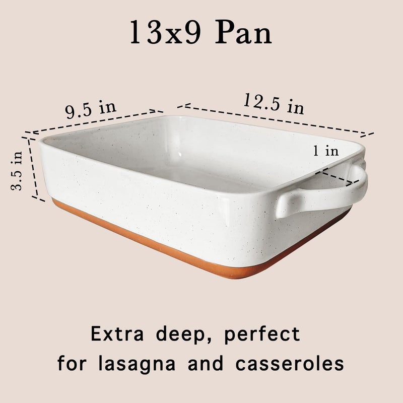 Mora 9x13in Porcelain Baking Dish  Oven to Table Freezer Safe - Image 2