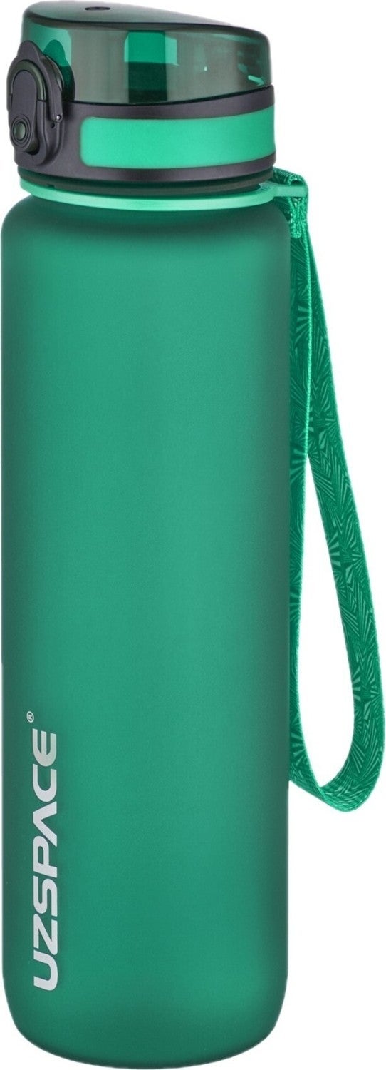 UZSPACE 3038 زجاجة مياه 1000 مل خالية من BPA من تريتان الأخضر - Image 3