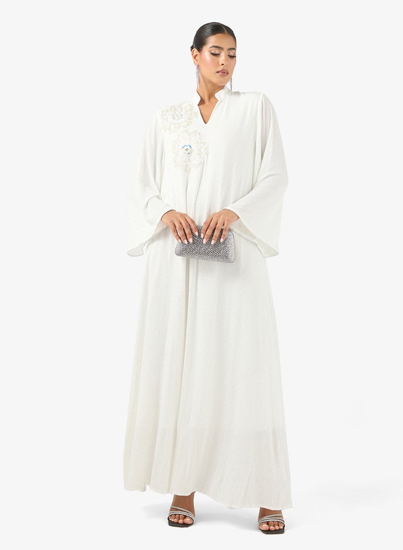 Khizana Embroidered Jalabiya - Image 4