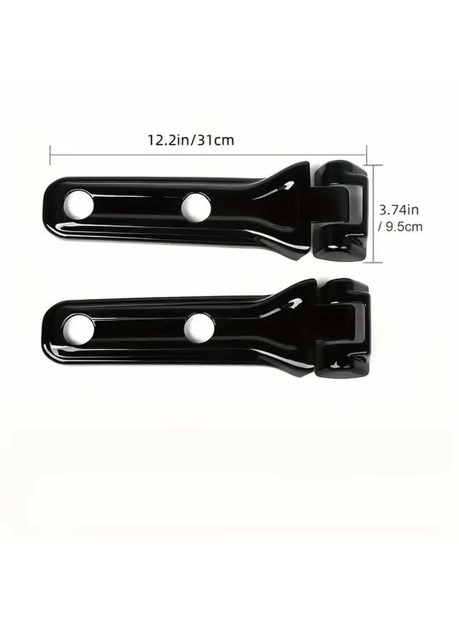 Purple Tailgate Hinge Cover Trim For JL Truck Bed 2PCS Enhance Appearance - Image 3