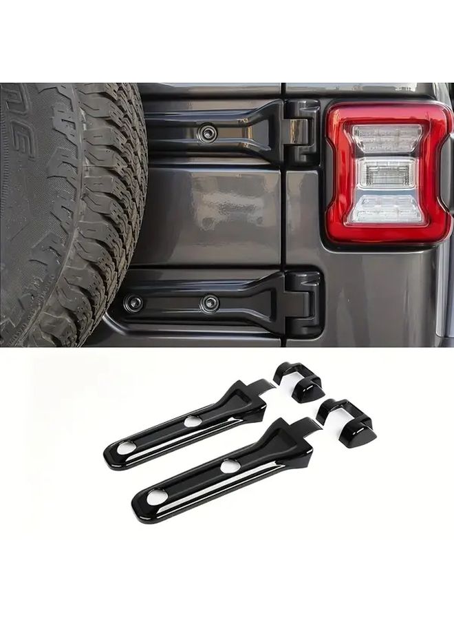 Purple Tailgate Hinge Cover Trim For JL Truck Bed 2PCS Enhance Appearance - Image 5