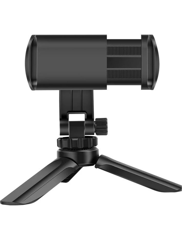 AROAQ Mini Tripod, Multi Angle Adjustment Smartphone Camera Stabilizer, Lightweight Easy To Carry Mobile Holder, Portable Tripod For Live Streaming For Vlogging, (1pc, Black) - Image 2