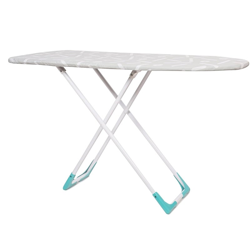 FLIPZON FLIPZON Premium Wood Ironing BoardTable with Iron Holder Foldable Adjustable Turbo 18 x 48  - Image 1