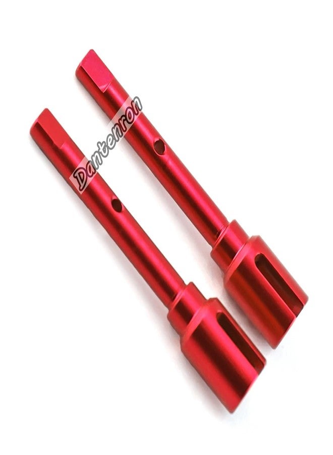 قطع غيار ترقية Dantenron RC المصنوعة من سبائك الألومنيوم TT-02، عمود الدفع المركزي الرئيسي، عمود المروحة، ومجموعات أكواب الوصلات لسيارة سباق الرالي السياحية على الطرق الممهدة Tamiya TT02 بمقياس 1/10 (أحمر) - Image 4