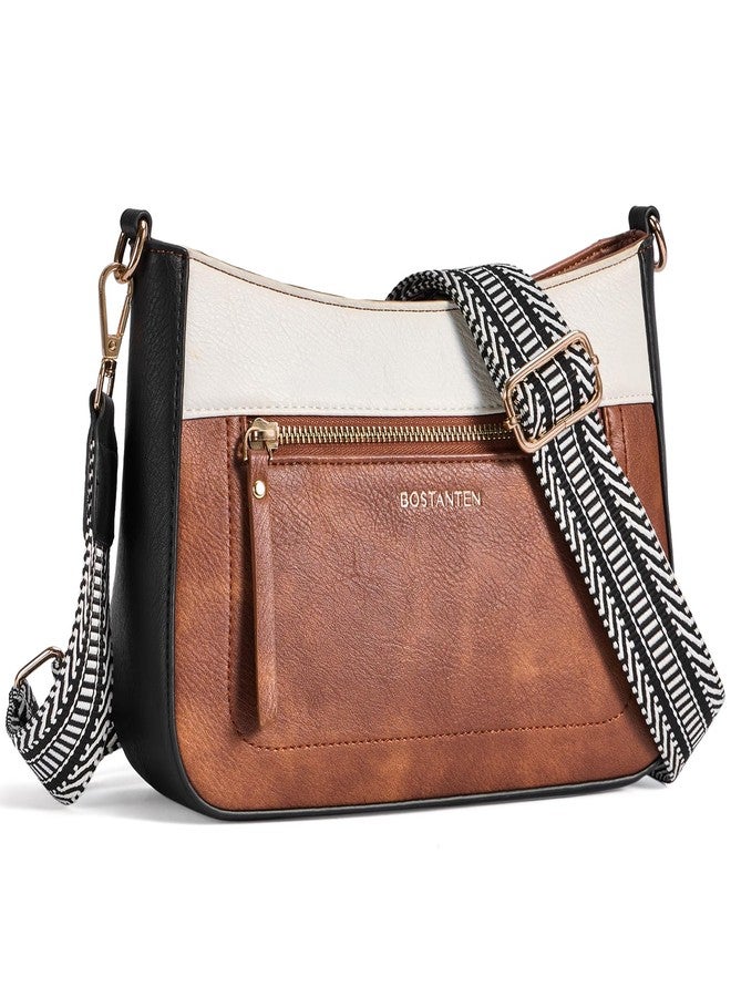 BOSTANTEN Crossbody Purses for Women Vegan Leather Shoulder Handbags Hobo Bag with Detachable Strap for Daily Travel & Work - Image 1