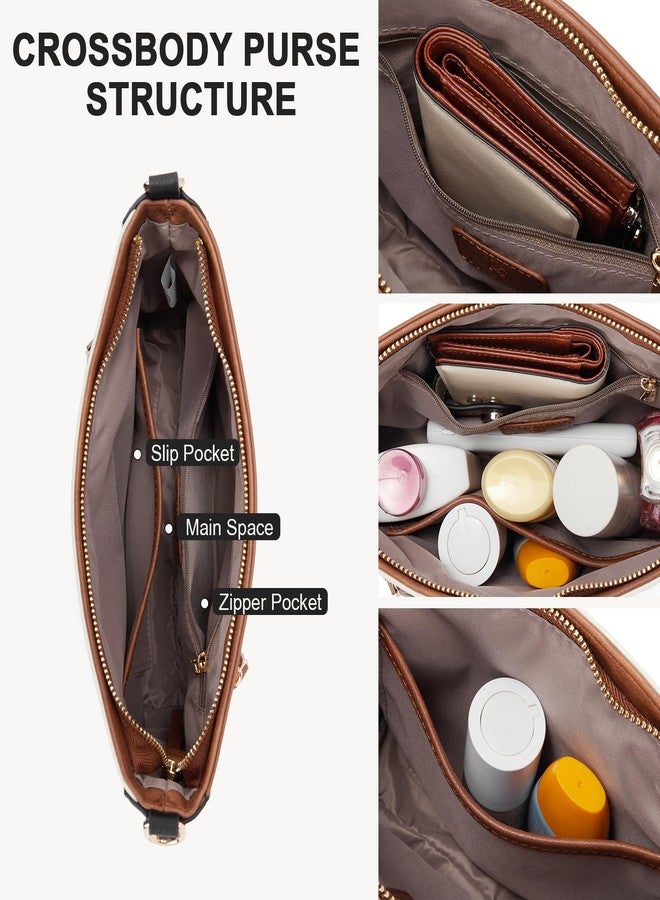 BOSTANTEN Crossbody Purses for Women Vegan Leather Shoulder Handbags Hobo Bag with Detachable Strap for Daily Travel & Work - Image 5